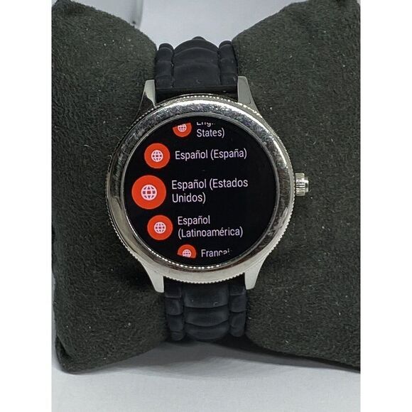 Fossil Gen 3 FTW6003 Women\'s Black Silicone Digital Dial Genuine Smart Watch BS4 main image 10